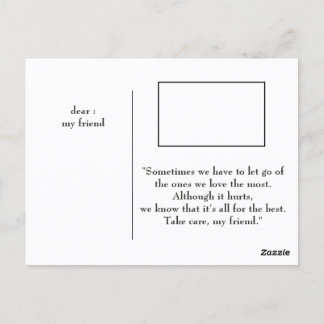 Postales de despedida a tu amigo