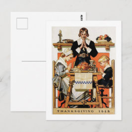 Postales de Día de Acción de Gracias de Arte Vinta