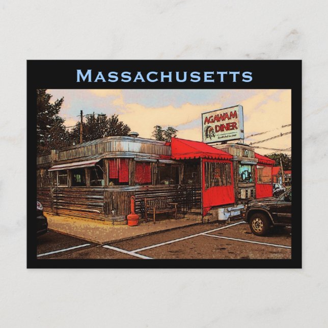 Postales de Diner de Massachusetts (Anverso)