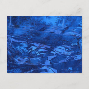 Postales de diseño abstracto de "Aguas profundas #