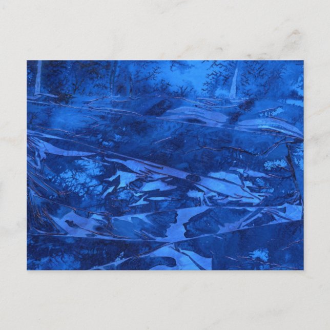 Postales de diseño abstracto de "Aguas profundas # (Anverso)