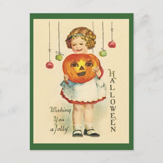 Postales de diseño de Halloween de época (Anverso)