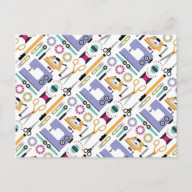 Postales de diseño de herramientas y suministros d (Anverso)