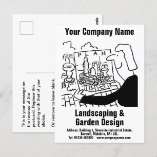 Postales de diseño de jardines y paisajismo