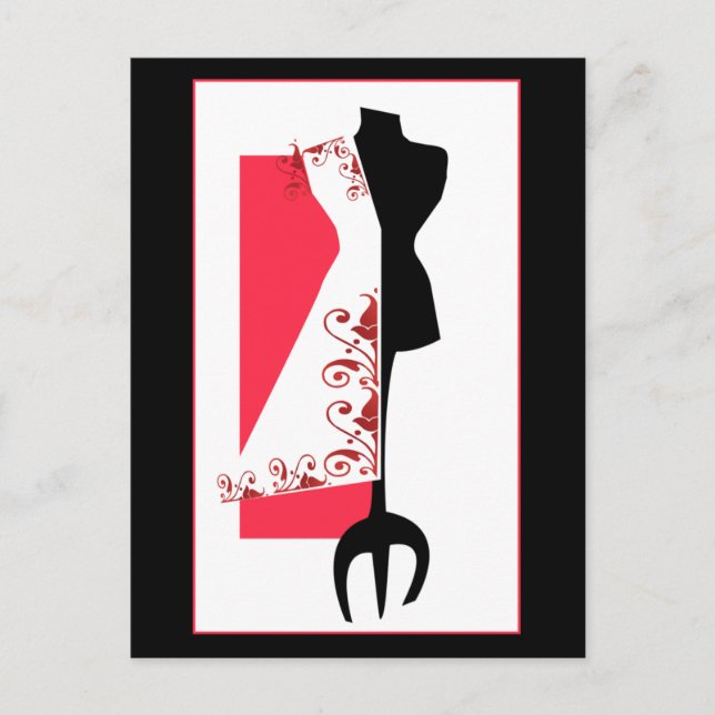 Postales de diseño de moda #2/Dressmaker (Anverso)