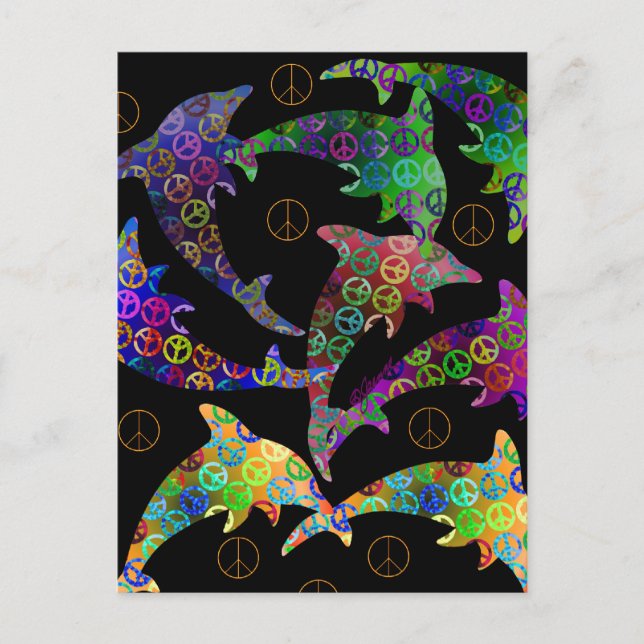 Postales de Dolphin Peace Pod (Anverso)