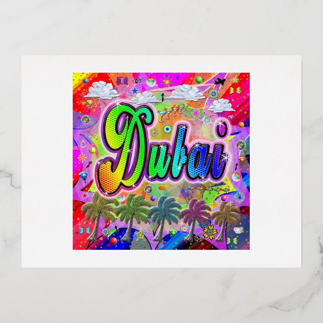 Postales de Dubai Vista Express (Anverso)