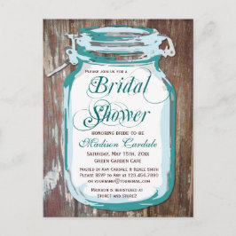 Postales de ducha de novias rusas Mason Jar