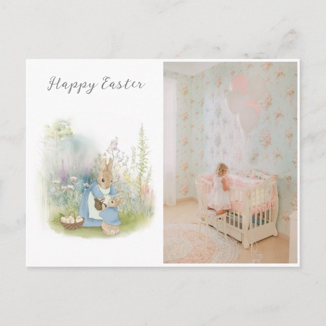Postales de Easter Peter Rabbit (Anverso)