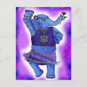 Postales de elefantes bailando