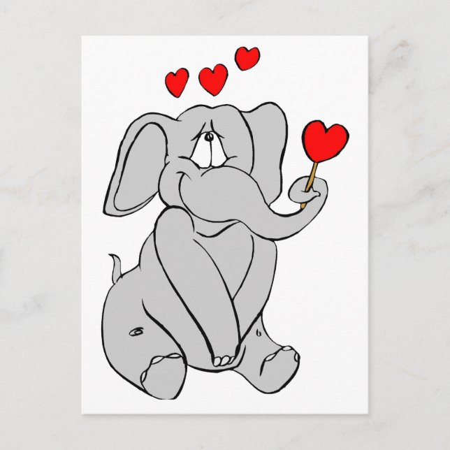 Postales de Elephant Valentine (Anverso)