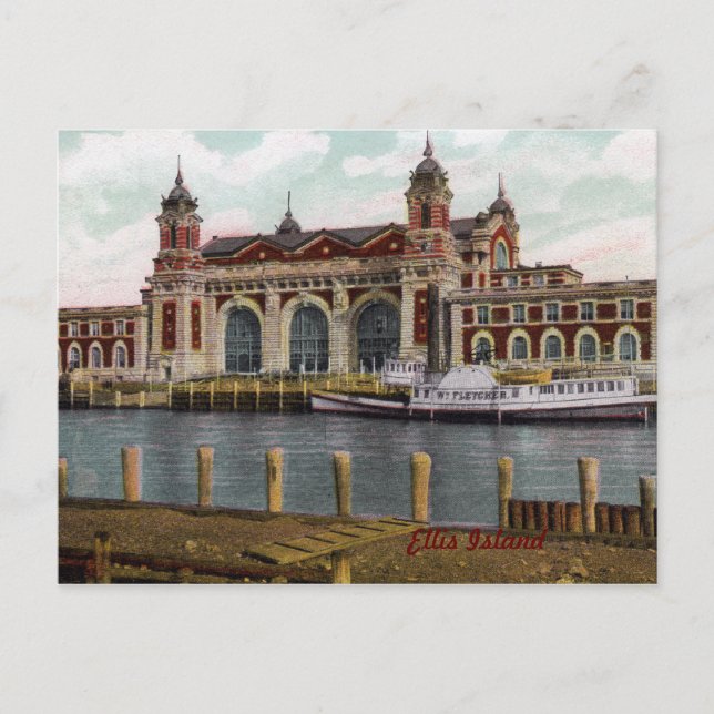 Postales de Ellis Island Vintage (Anverso)