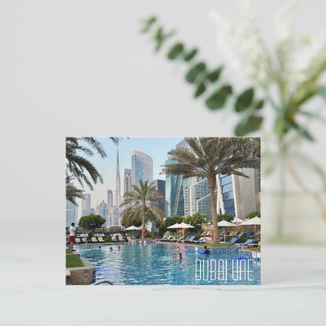Postales de Emiratos Árabes Unidos de Dubai (Anverso de pie)