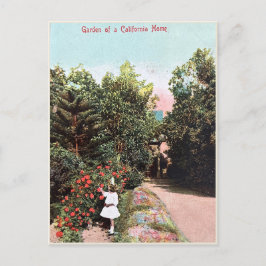 Postales de época, Chica en California Garden