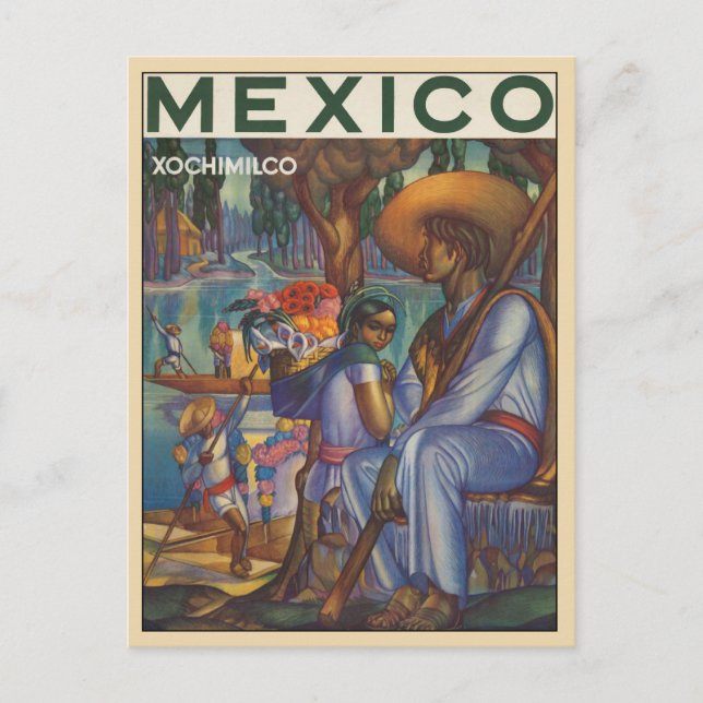 Postales de época con impresión en Poster mexicano (Anverso)
