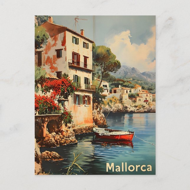 Postales de época de encanto costero de Mallorca (Anverso)
