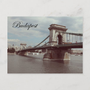 Postales de época de la cadena Széchenyi de Budape