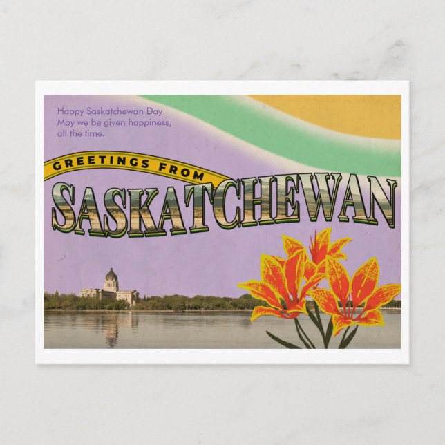 Postales de época (Día especial de Saskatchewan) (Anverso)