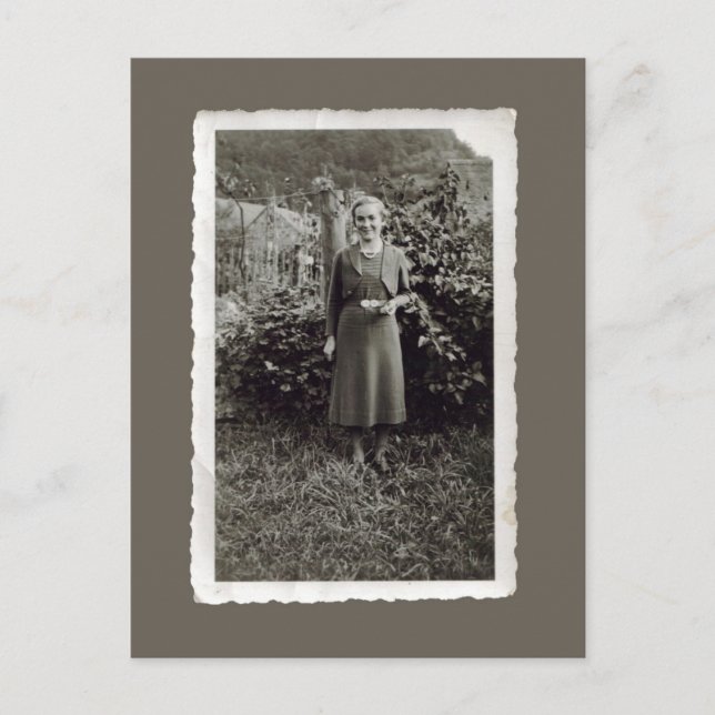 Postales de época - Joven vitícola (Anverso)