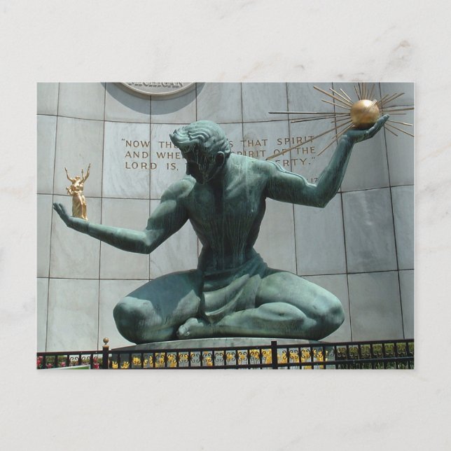 Postales de espíritu de Detroit (Anverso)