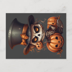 Postales de esqueleto de Steampunk