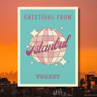 Postales de Estambul Istambul Turquía retro vintag