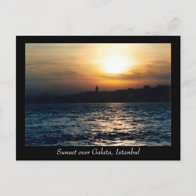 Postales de Estambul Sunset (Anverso)