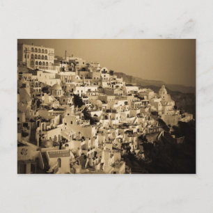 Postales de estilo antiguo de Fira, Santorini