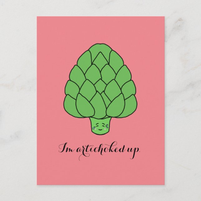 Postales de "Estoy Artichoked Up" (Anverso)