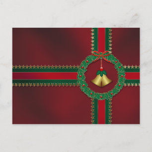 Postales de estrellas y franjas Navidades