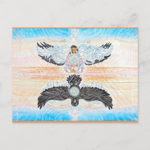 Postales de Fairy Women Crow