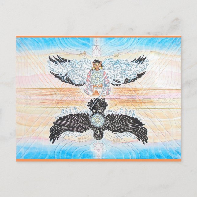 Postales de Fairy Women Crow (Anverso)