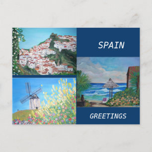 Postales de felicitaciones de España