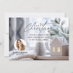 Postales de feriado de Navidades de agentes inmobi
