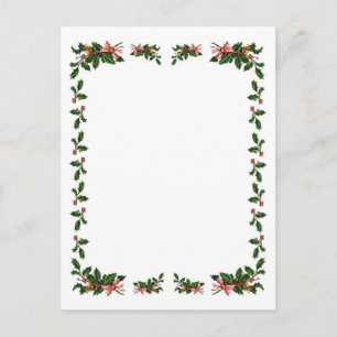 Postales de feriado de Navidades de Holly Berry