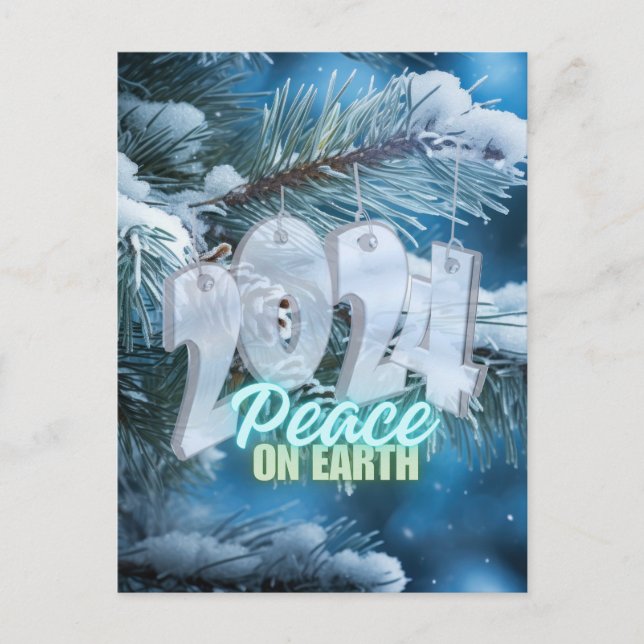 Postales de feriado de Peace on Earth 2024 (Anverso)