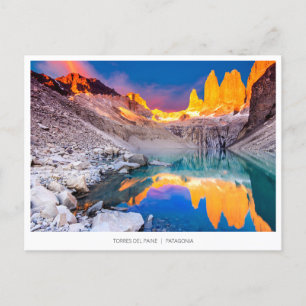 Postales de feriado de Torres del Paine, Chile