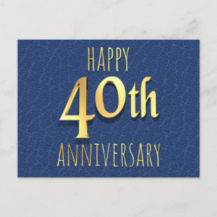Postales de feriado del 40° aniversario
