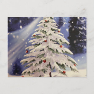 Postales de feriado para Navidades blancos