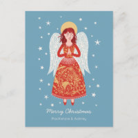 Postales de feriado para Navidades de Ángel