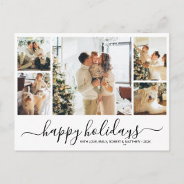 Postales de feriado para Navidades de fotografía e