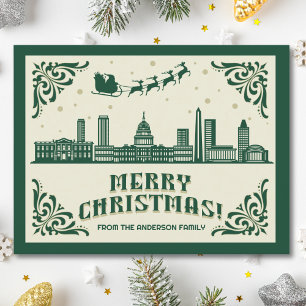Postales de feriado para Navidades de Skyline de W
