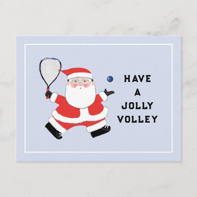 Postales de feriado para Navidades de squash (Anverso)