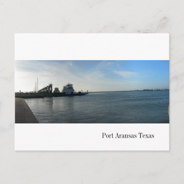 Postales de ferry de Port Aransas (Anverso)