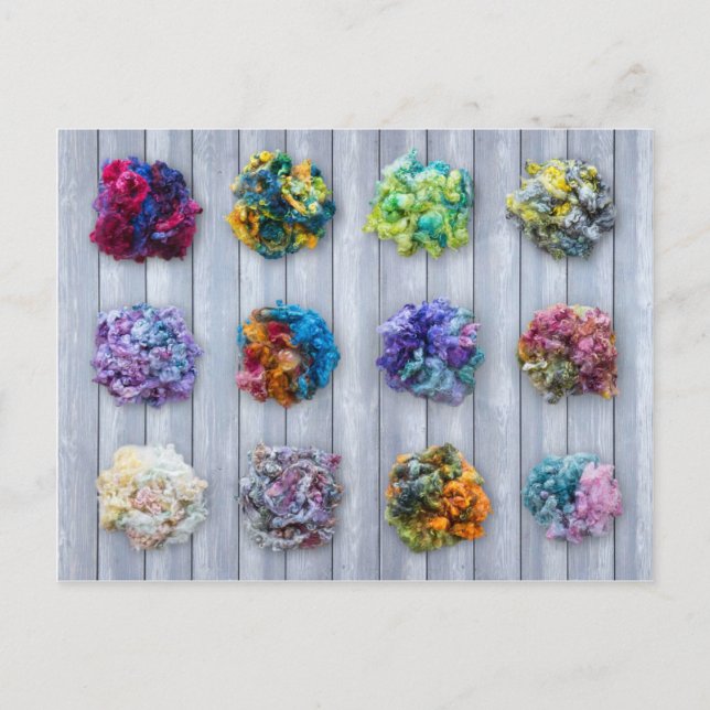 Postales de fibra tibia de Leicester Longwool (Anverso)