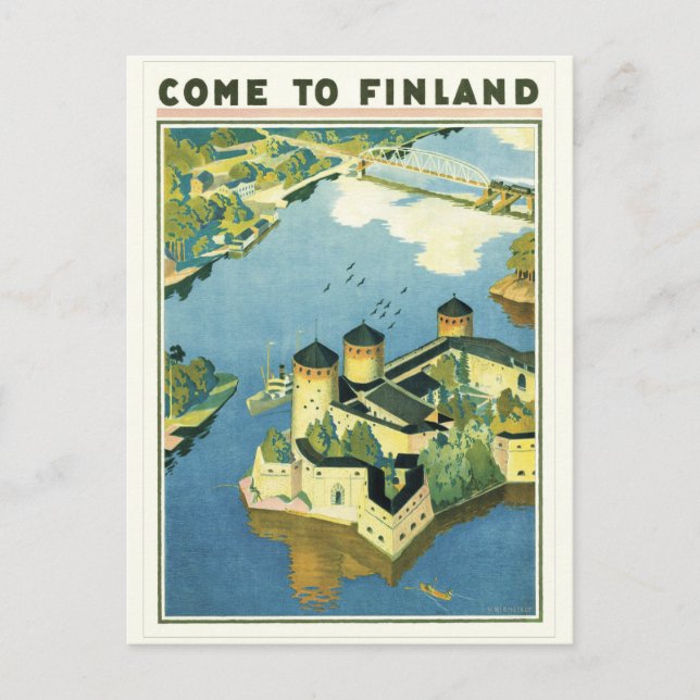 Postales de Finlandia de época (Anverso)