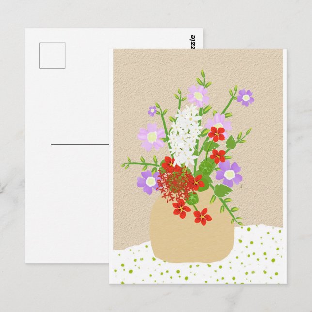 Postales de flores (Anverso / Reverso)