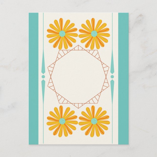 Postales de flores amarillas (Anverso)