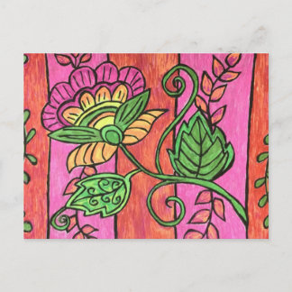 Postales de flores de Jacobean