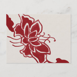 Postales de Flores de Lotus Rojo